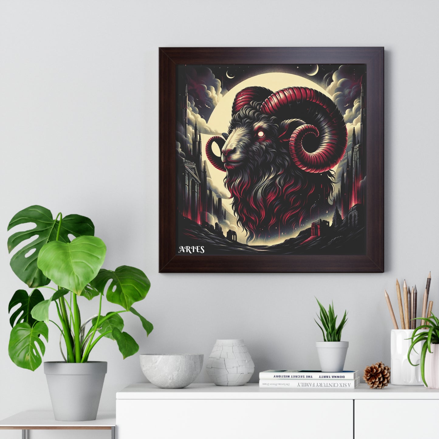 ARIES Framed Vertical Poster
