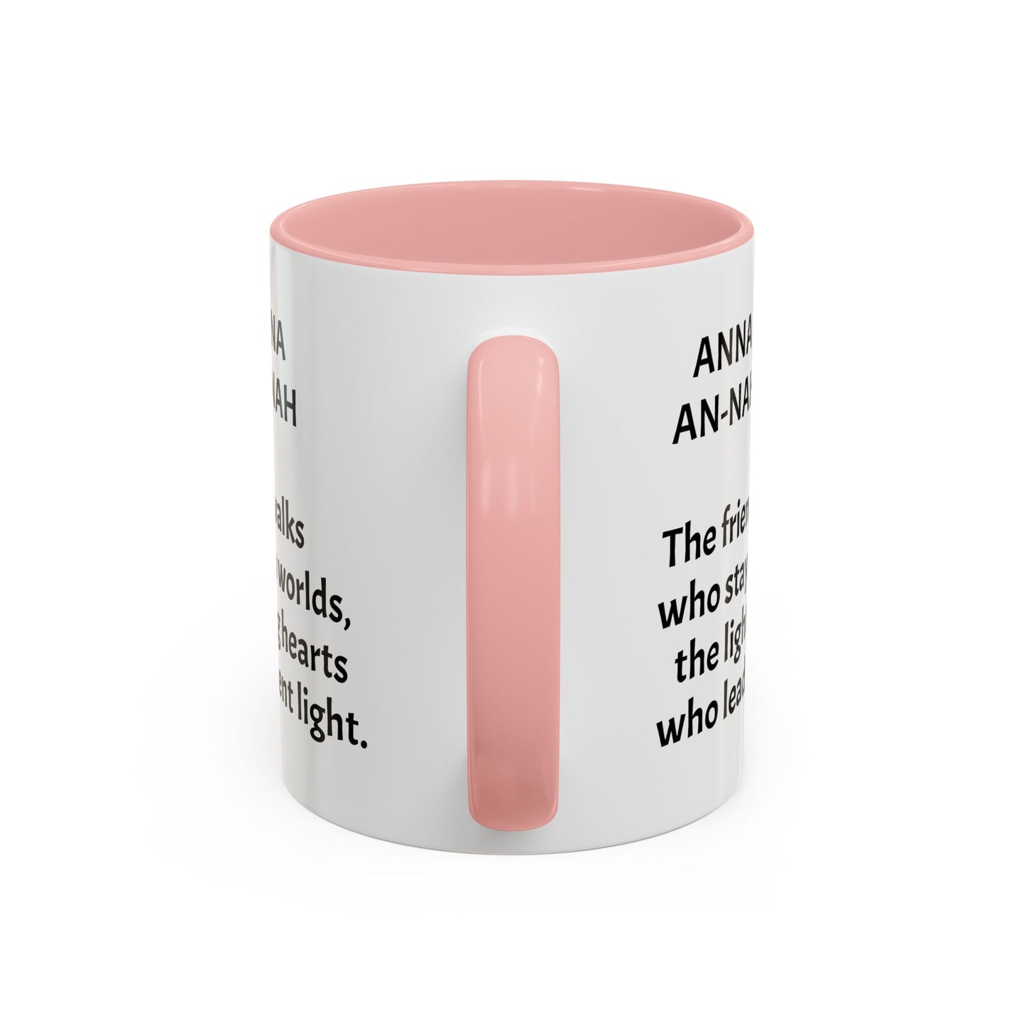Mystical ANNA Name Mug – Witchy Quote Mugs – “She Walks Between Worlds” & “The Friend Who Stays”