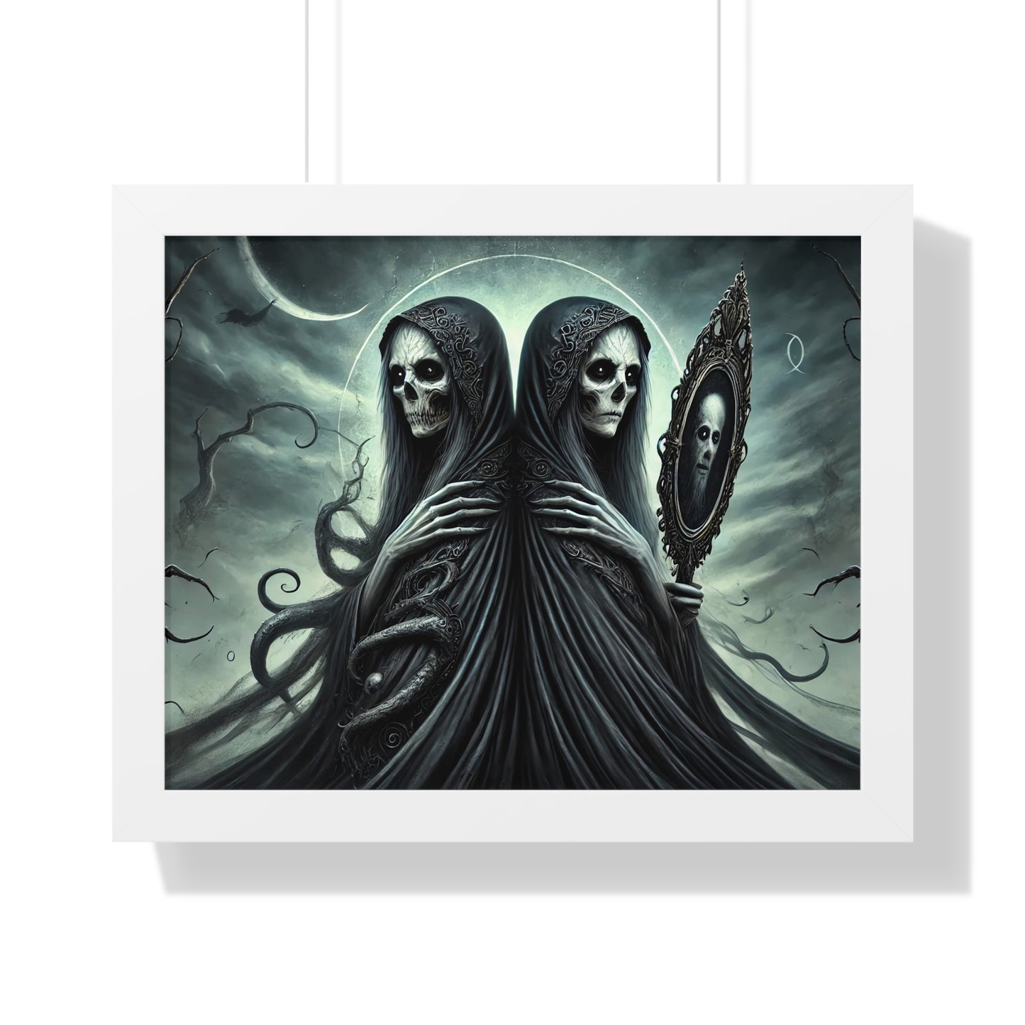 Happy Halloween Framed Horizontal Poster Gemini