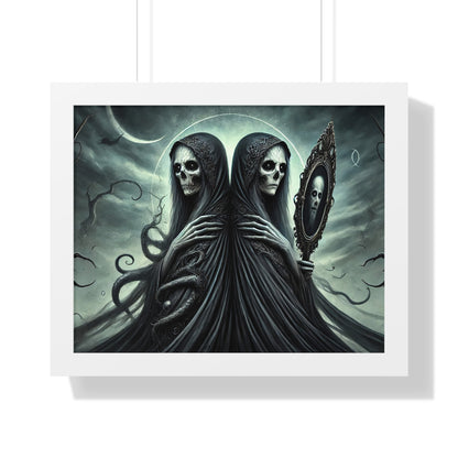 Happy Halloween Framed Horizontal Poster Gemini