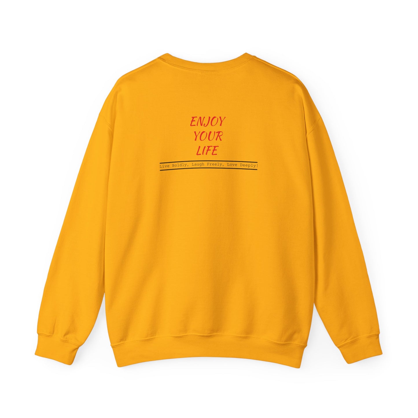 Unisex Heavy Blend™ Crewneck Sweatshirt ENJOY YOUR LIFE