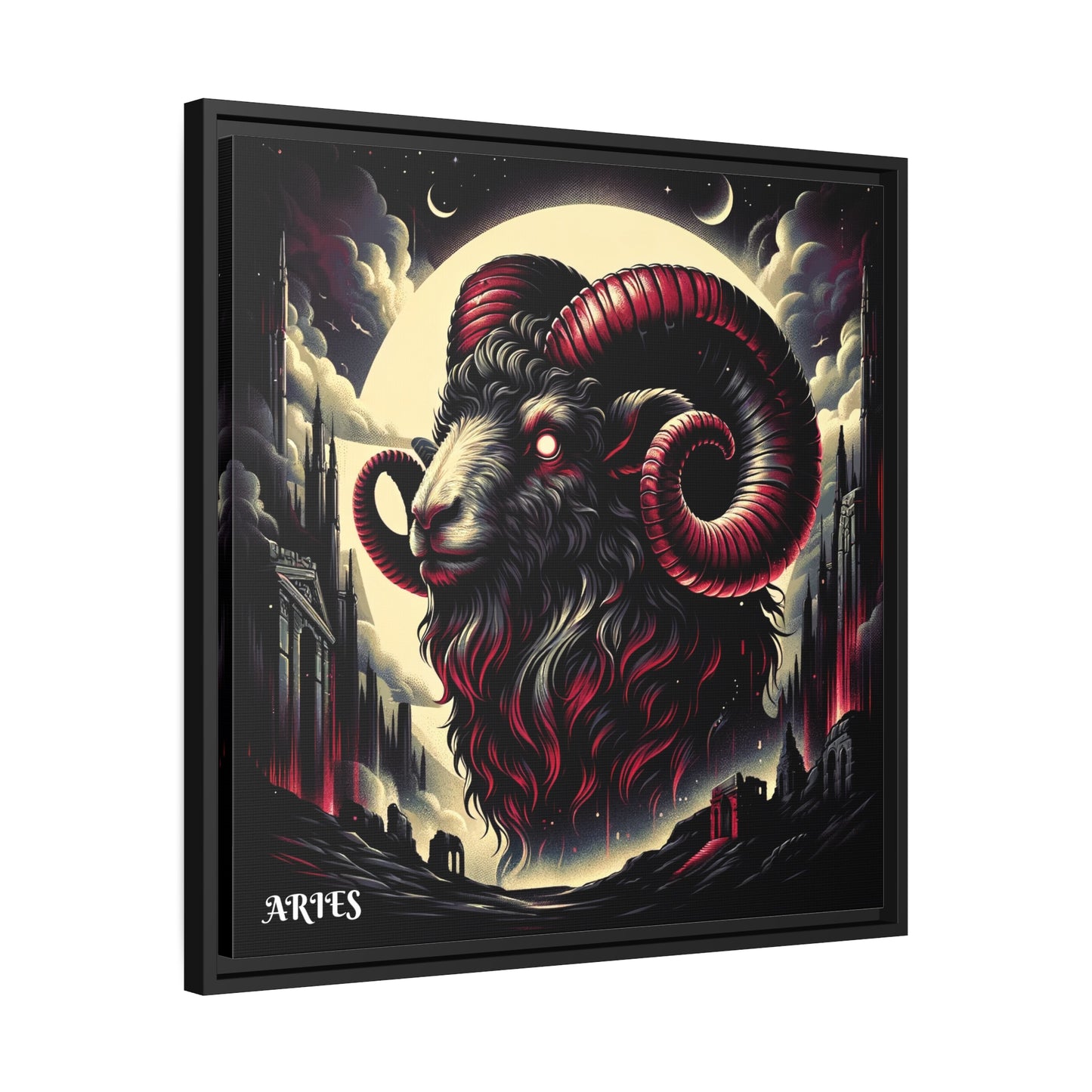 ARIES Matte Canvas, Black Frame