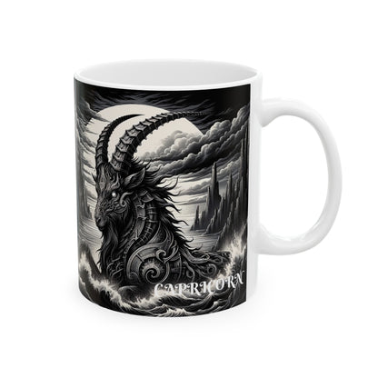 CAPRICORN GOTHIC Ceramic Mug, (11oz, 15oz)