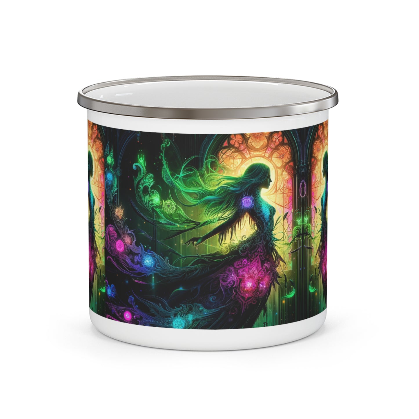 VIRGO Enamel Camping Mug