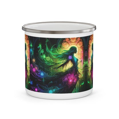 VIRGO Enamel Camping Mug