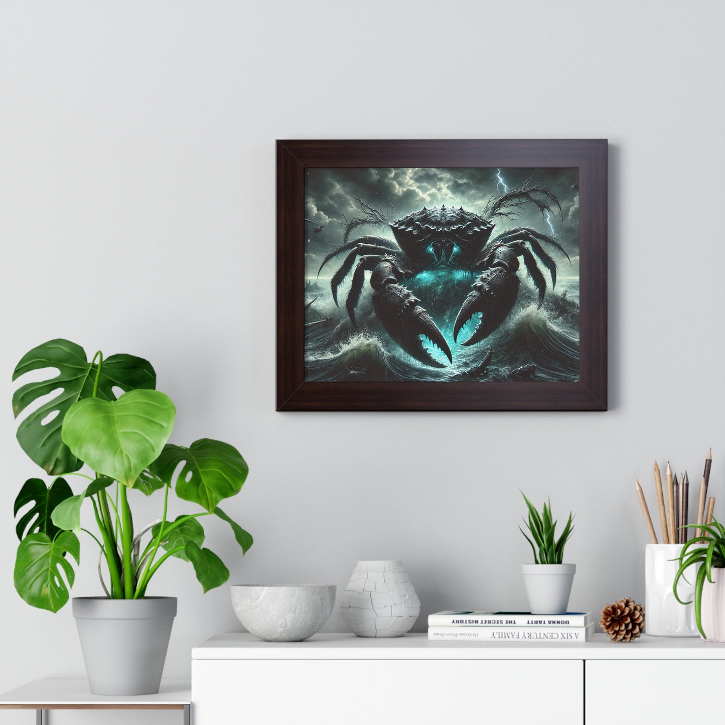 Happy Halloween Framed Horizontal Poster Cancer