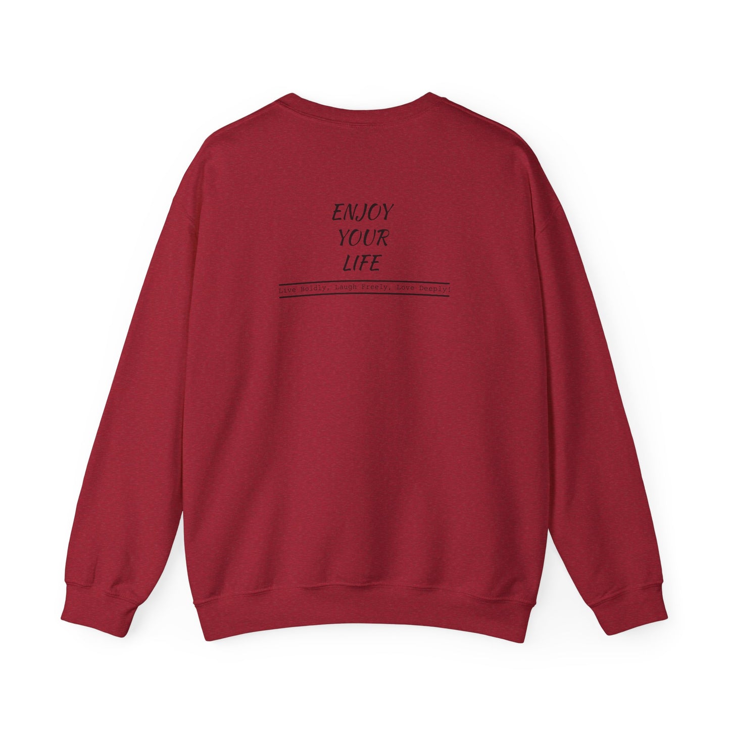Unisex Heavy Blend™ Crewneck Sweatshirt ENJOY YOUR LIFE