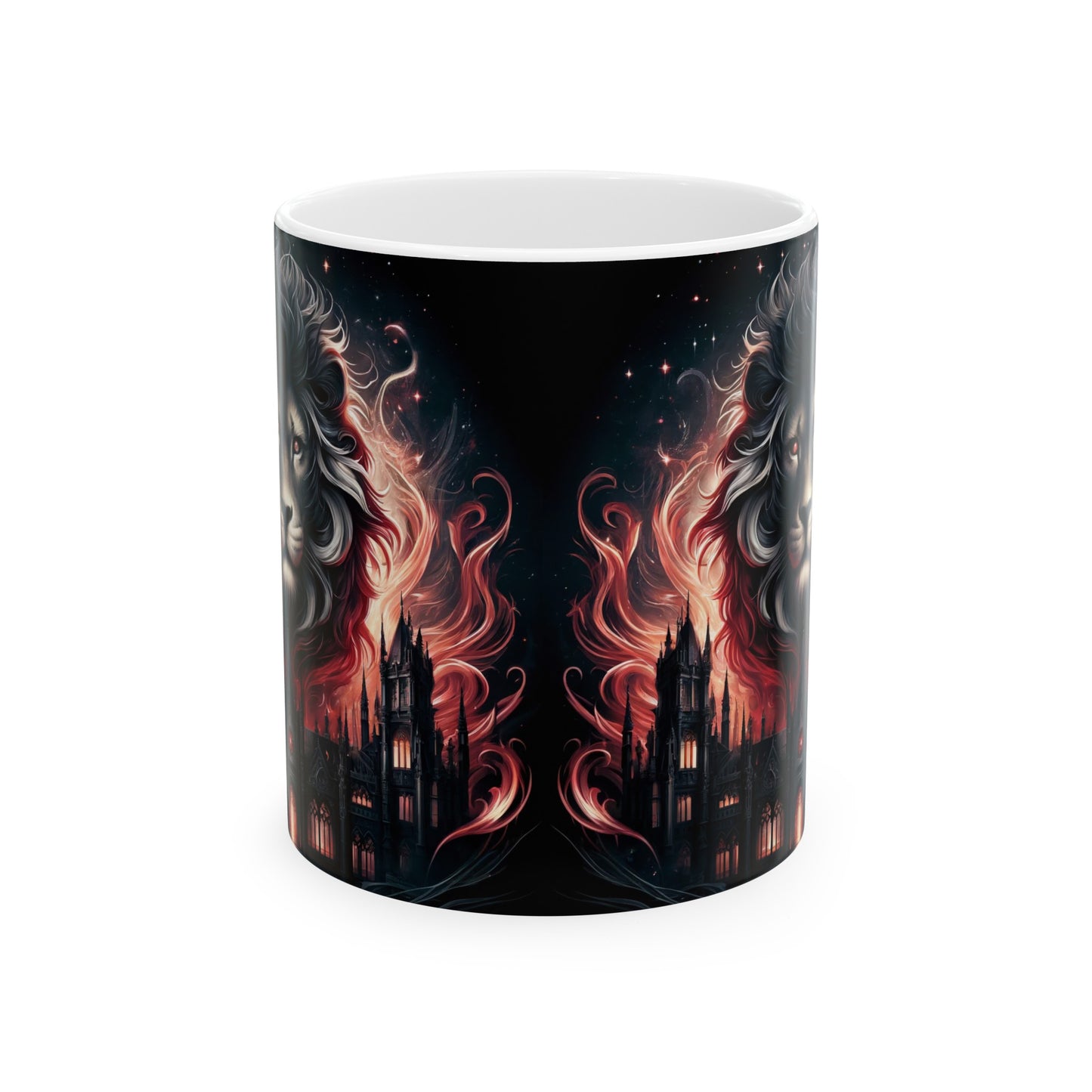 LEO GOTHIC Ceramic Mug, (11oz, 15oz)