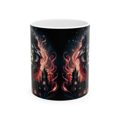 LEO GOTHIC Ceramic Mug, (11oz, 15oz)