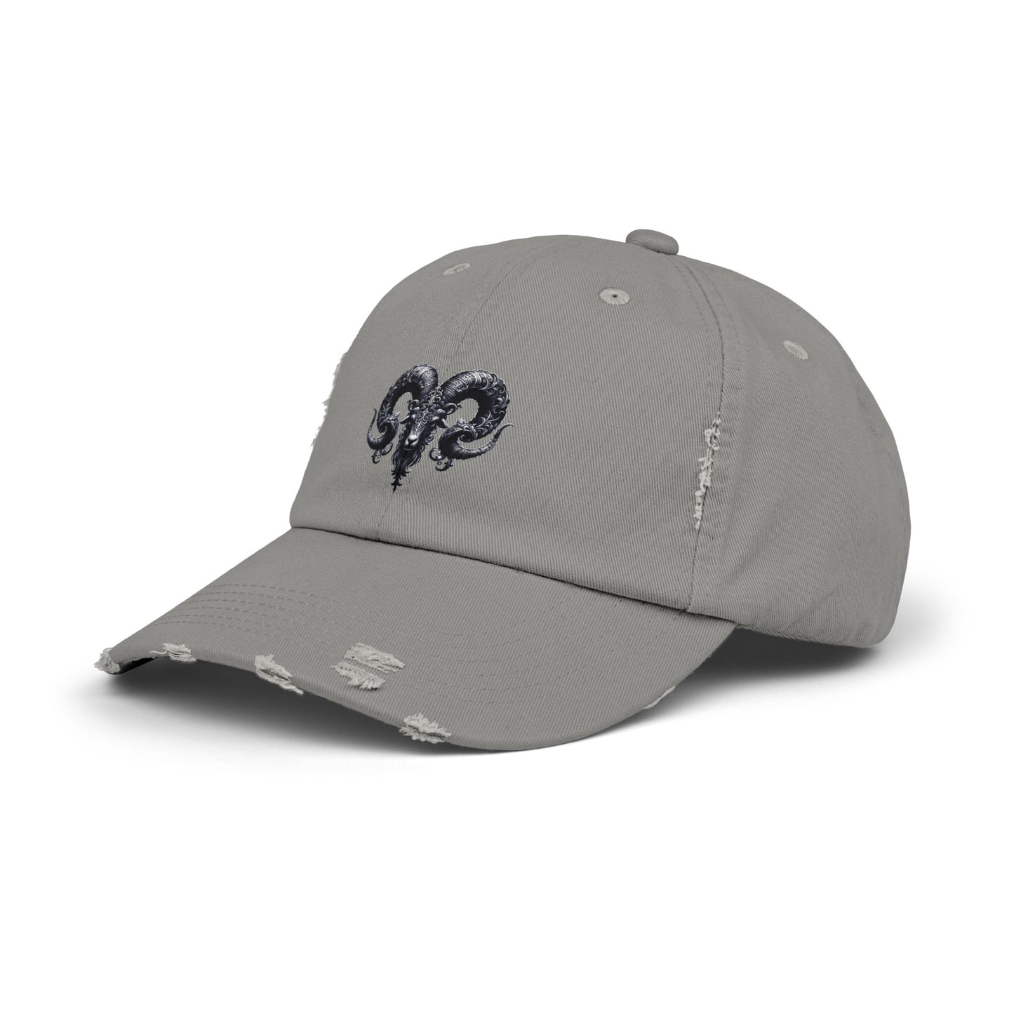 ARIES Unisex Distressed Cap