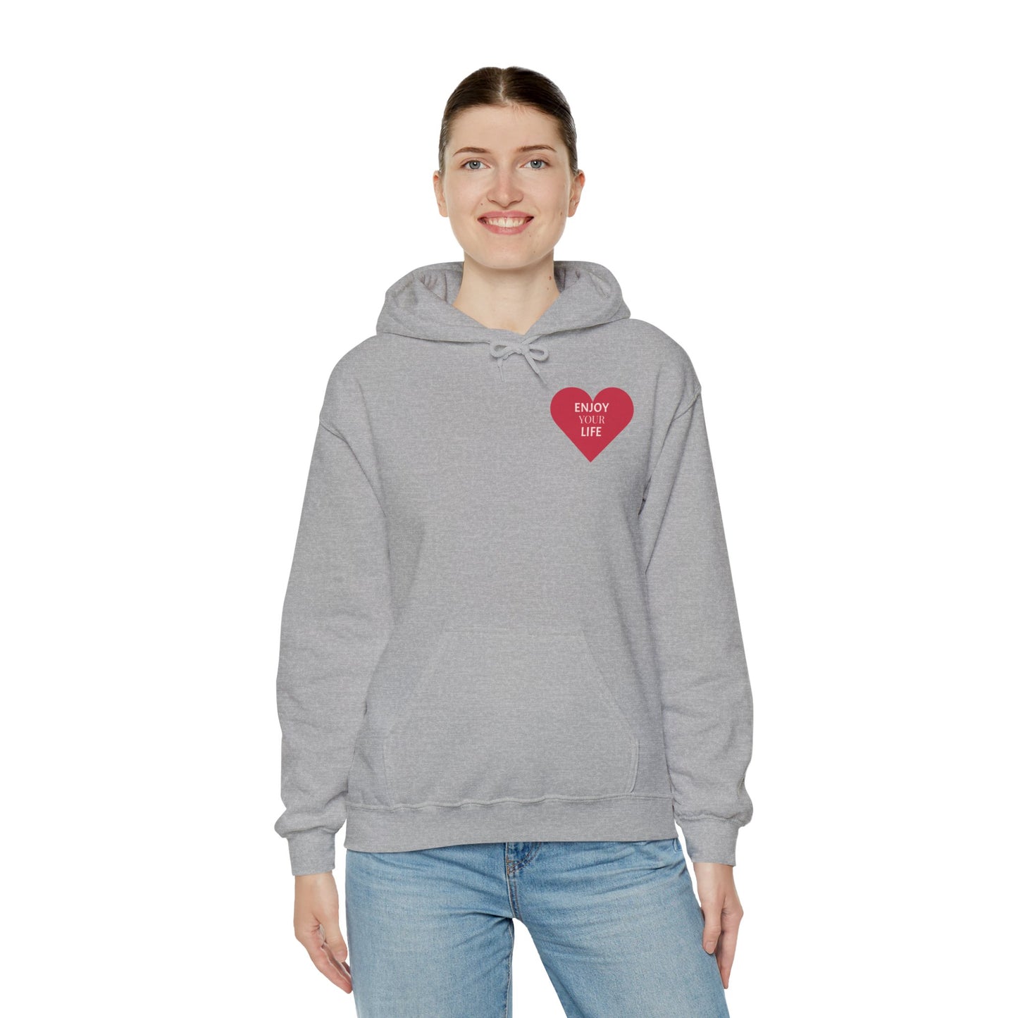 Unisex Heavy Blend™ Hooded Sweatshirt ENJOY YOUR LIVE