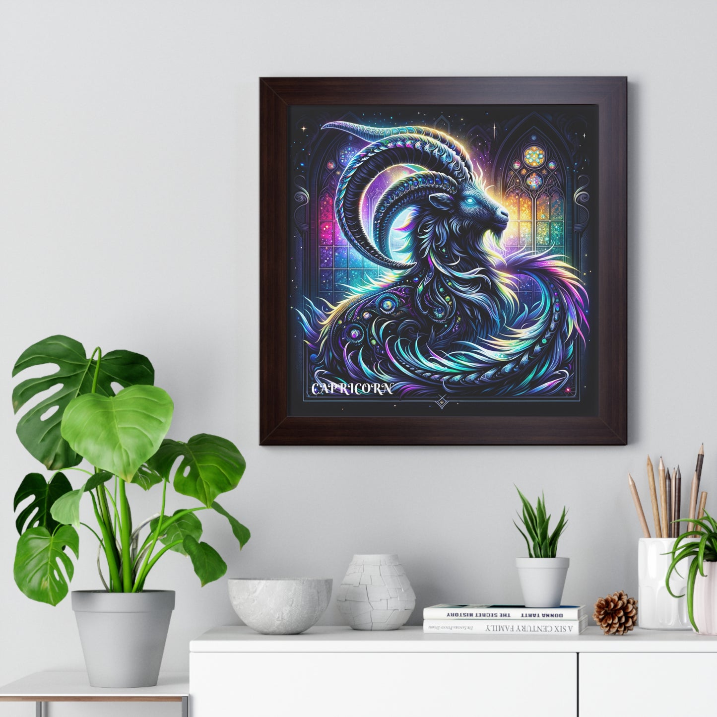 CAPRICORN Framed Vertical Poster