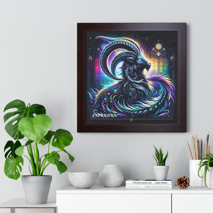 CAPRICORN Framed Vertical Poster