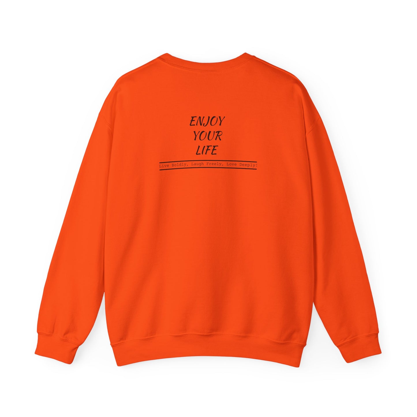 Unisex Heavy Blend™ Crewneck Sweatshirt ENJOY YOUR LIFE