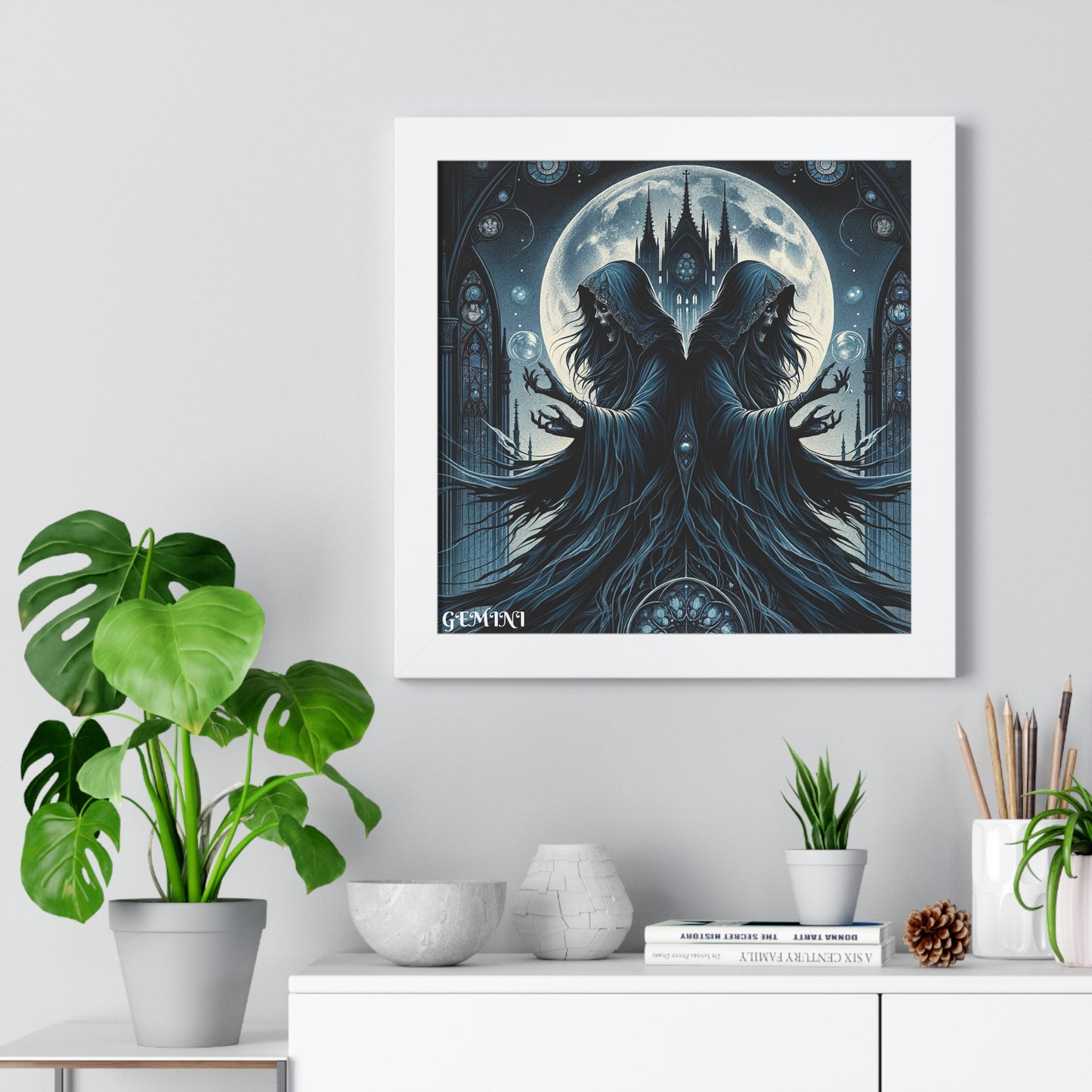 GEMINI Framed Vertical Poster