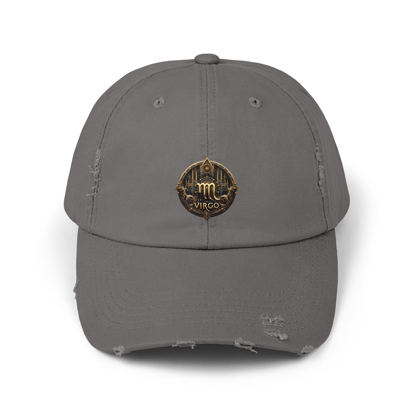 VIRGO Unisex Distressed Cap