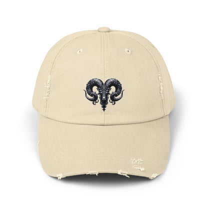 ARIES Unisex Distressed Cap