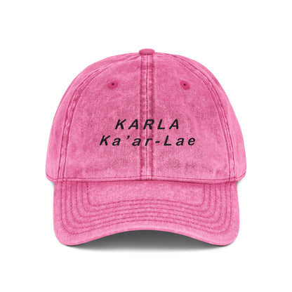KARLA — Vintage Witch’s Cap “Guardian of Bound Flame | Veil of Harmony”