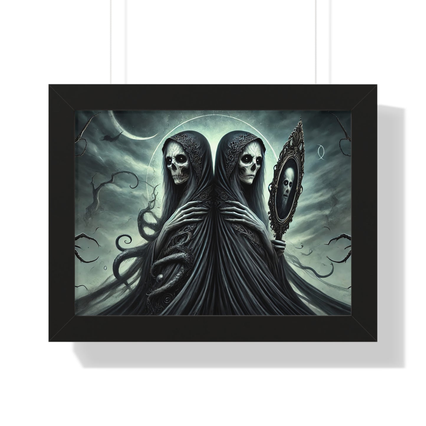 Happy Halloween Framed Horizontal Poster Gemini