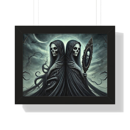 Happy Halloween Framed Horizontal Poster Gemini