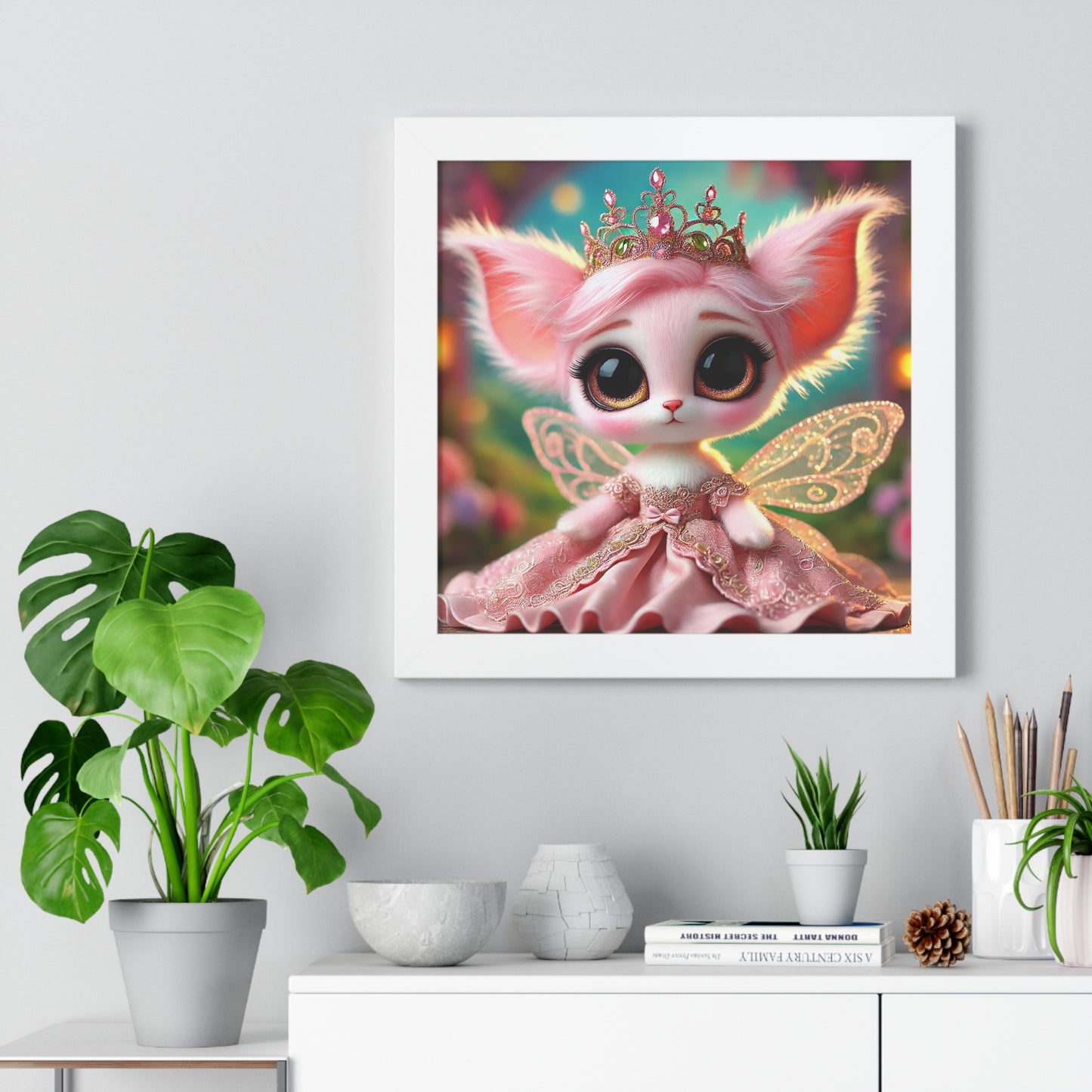 Framed Vertical Poster Laura the Princess Fairyland Guardian