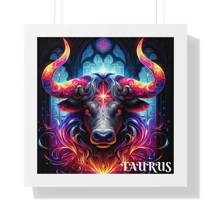 Taurus Framed Vertical Poster