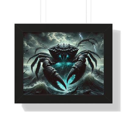 Happy Halloween Framed Horizontal Poster Cancer