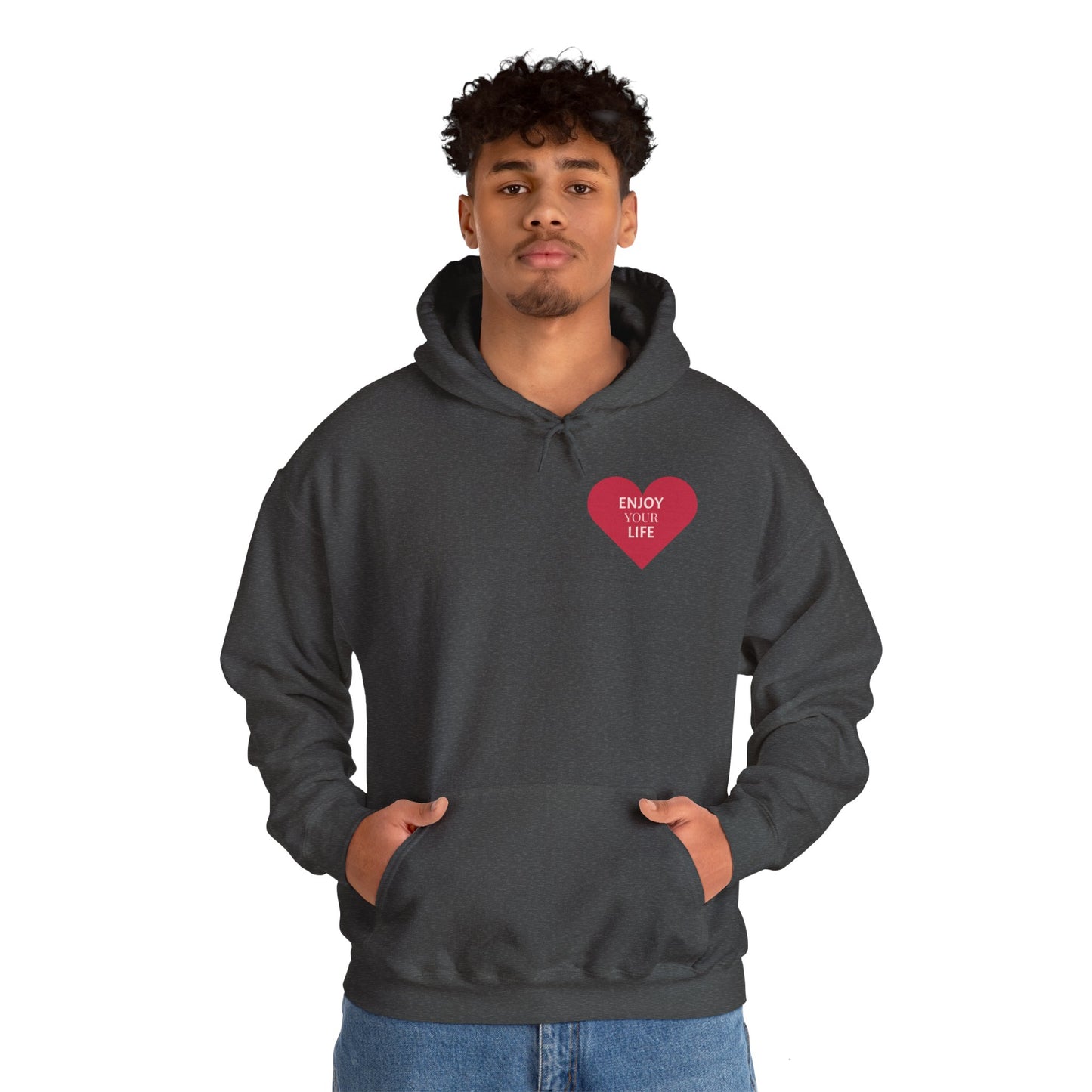 Unisex Heavy Blend™ Hooded Sweatshirt ENJOY YOUR LIVE