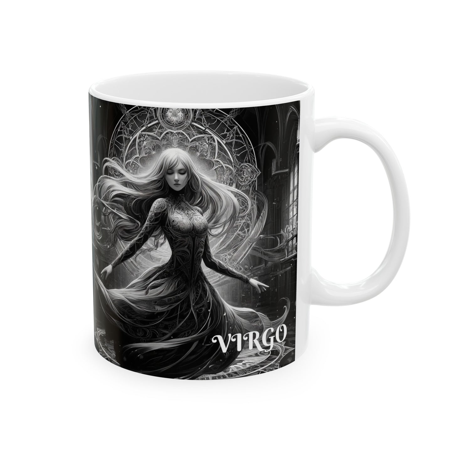 VIRGO GOTHIC Ceramic Mug, (11oz, 15oz)