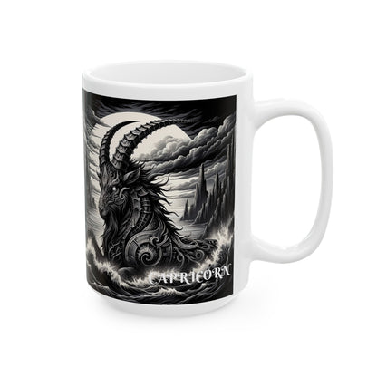 CAPRICORN GOTHIC Ceramic Mug, (11oz, 15oz)