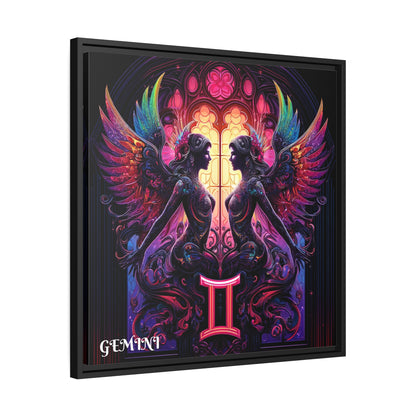 GEMINI Matte Canvas, Black Frame