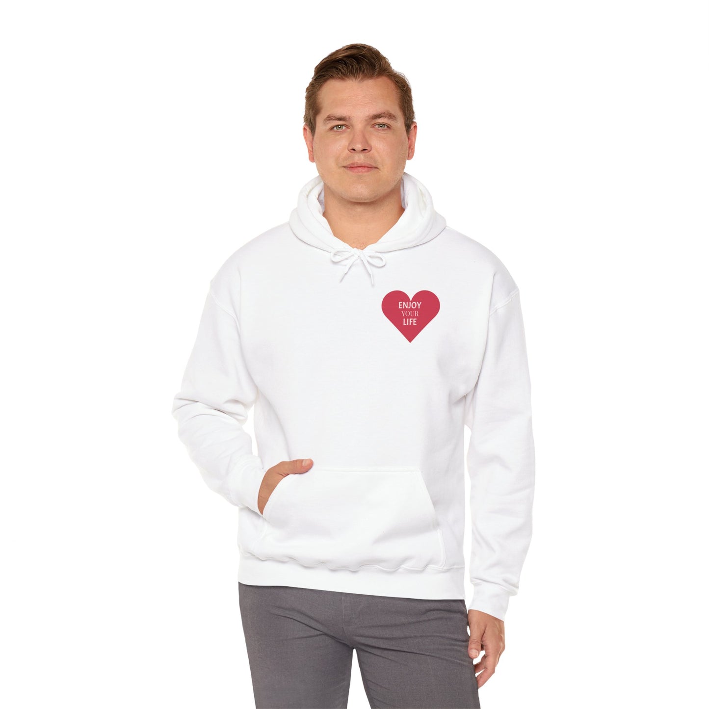 Unisex Heavy Blend™ Hooded Sweatshirt ENJOY YOUR LIVE