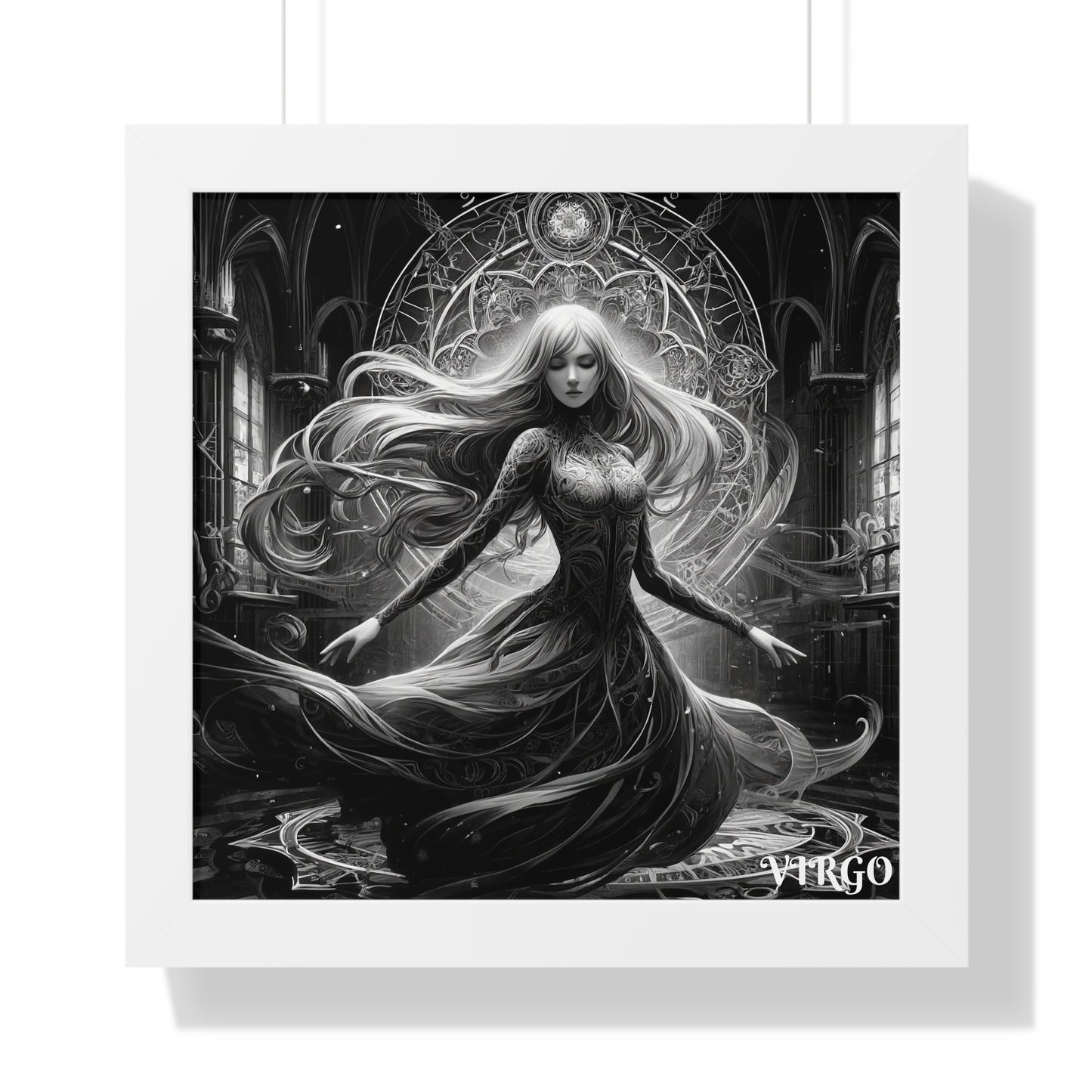 Virgo Framed Vertical Poster