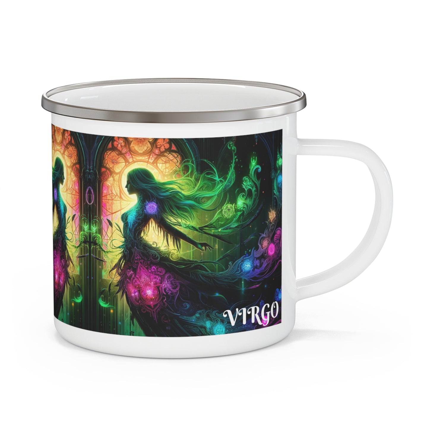 VIRGO Enamel Camping Mug