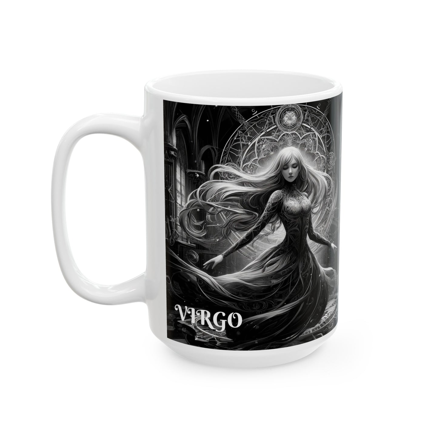 VIRGO GOTHIC Ceramic Mug, (11oz, 15oz)