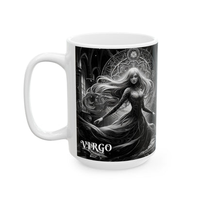 VIRGO GOTHIC Ceramic Mug, (11oz, 15oz)