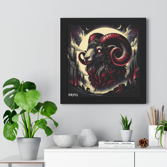 ARIES Framed Vertical Poster