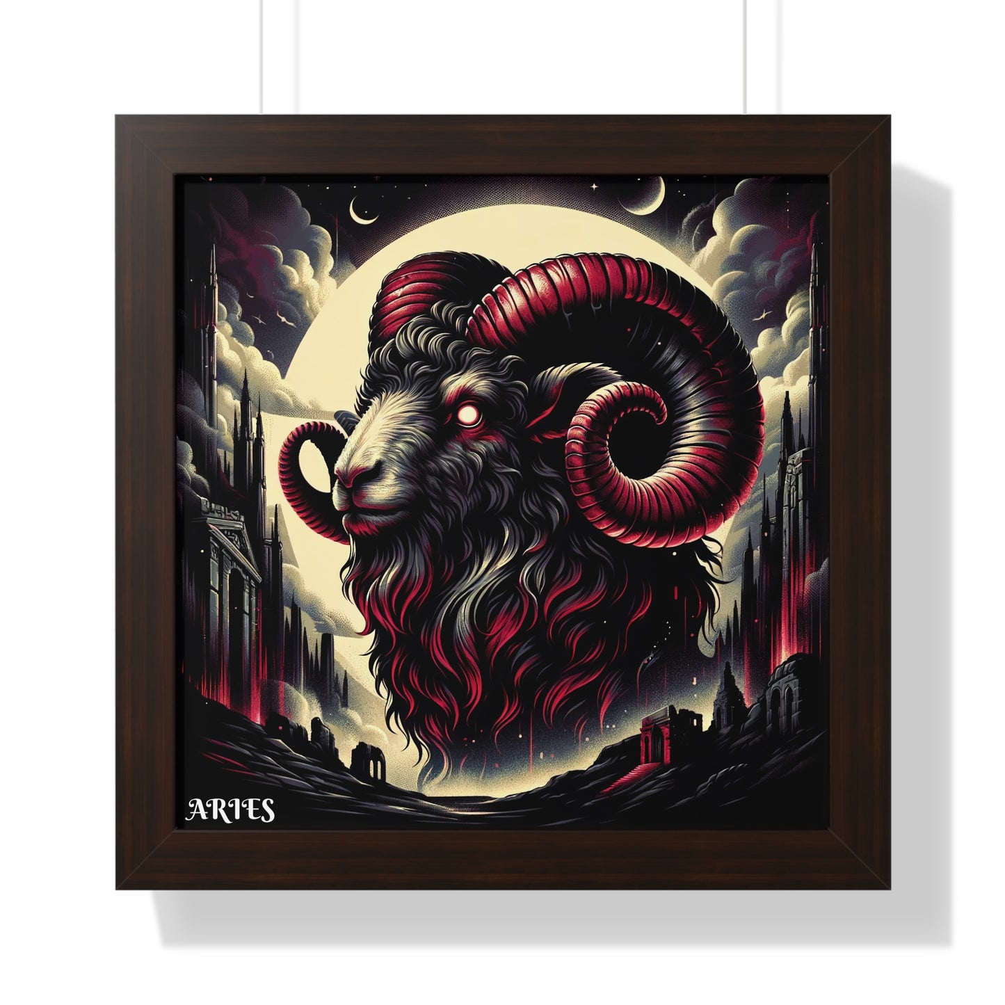 ARIES Framed Vertical Poster
