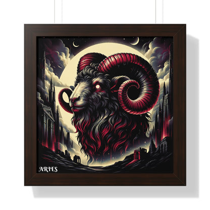 ARIES Framed Vertical Poster