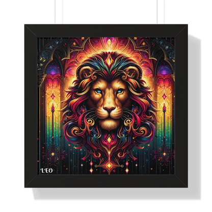 LEO Framed Vertical Poster