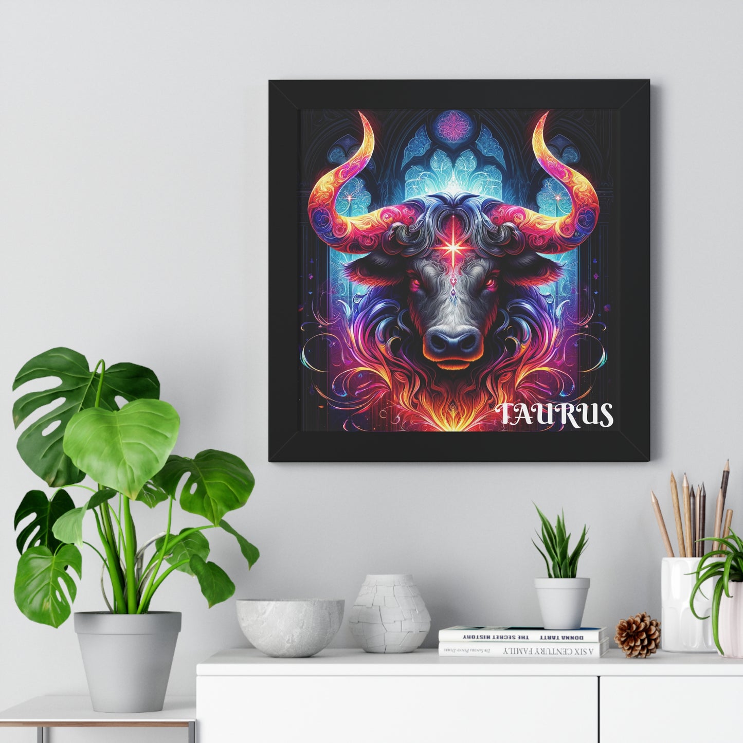Taurus Framed Vertical Poster