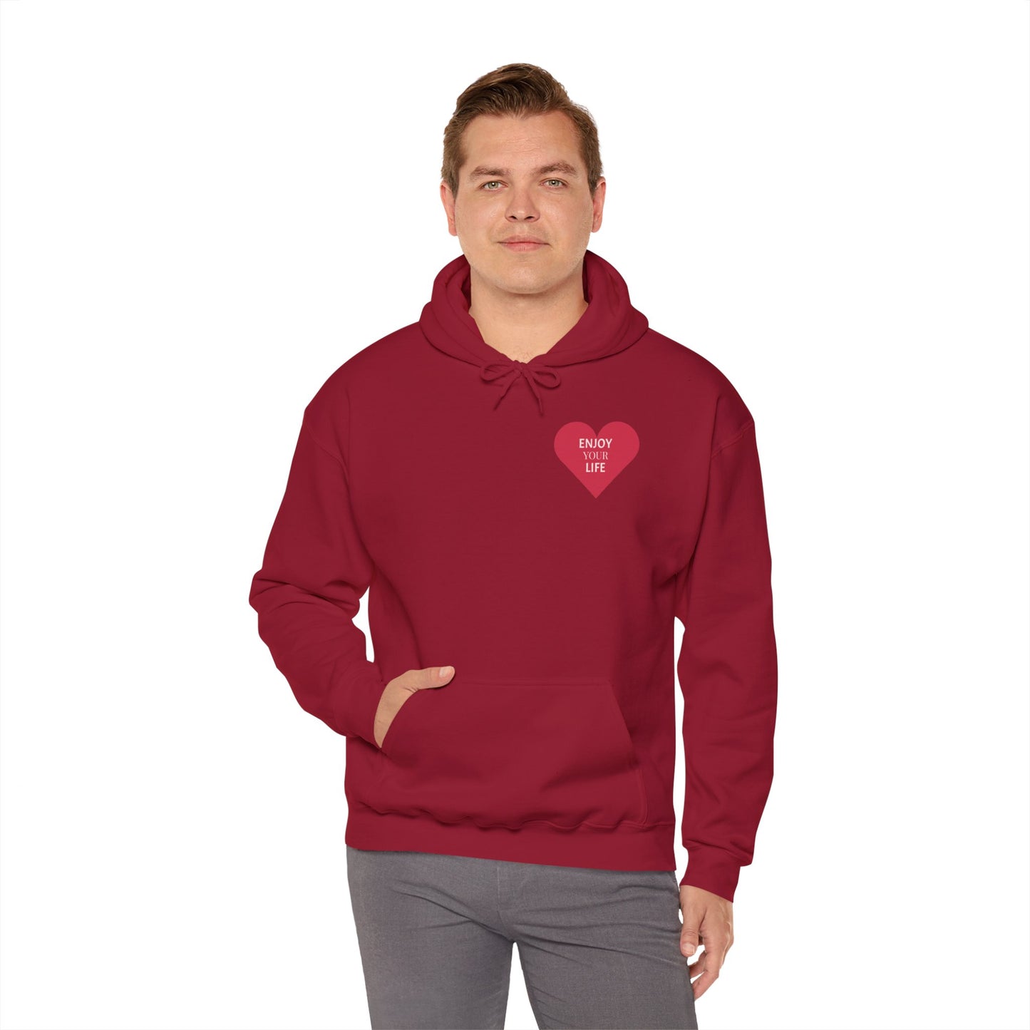 Unisex Heavy Blend™ Hooded Sweatshirt ENJOY YOUR LIVE