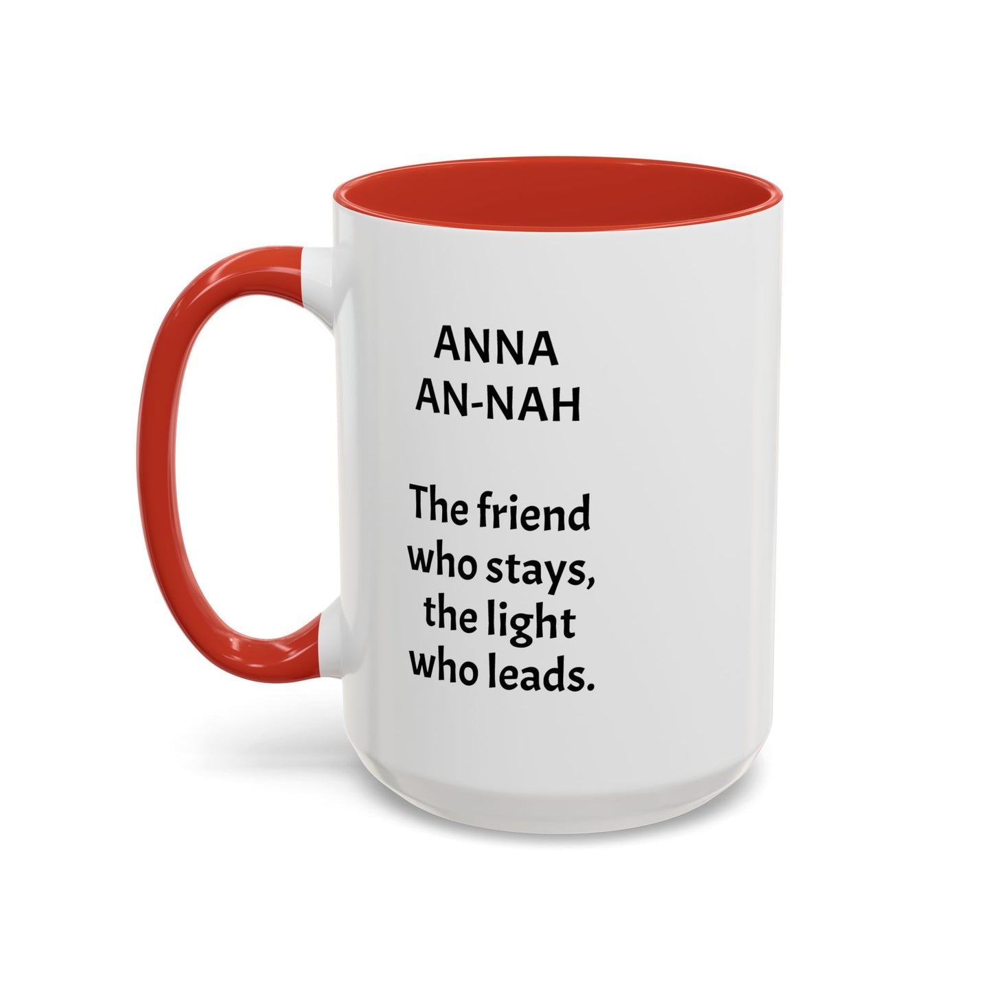 Mystical ANNA Name Mug – Witchy Quote Mugs – “She Walks Between Worlds” & “The Friend Who Stays”