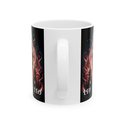LEO GOTHIC Ceramic Mug, (11oz, 15oz)