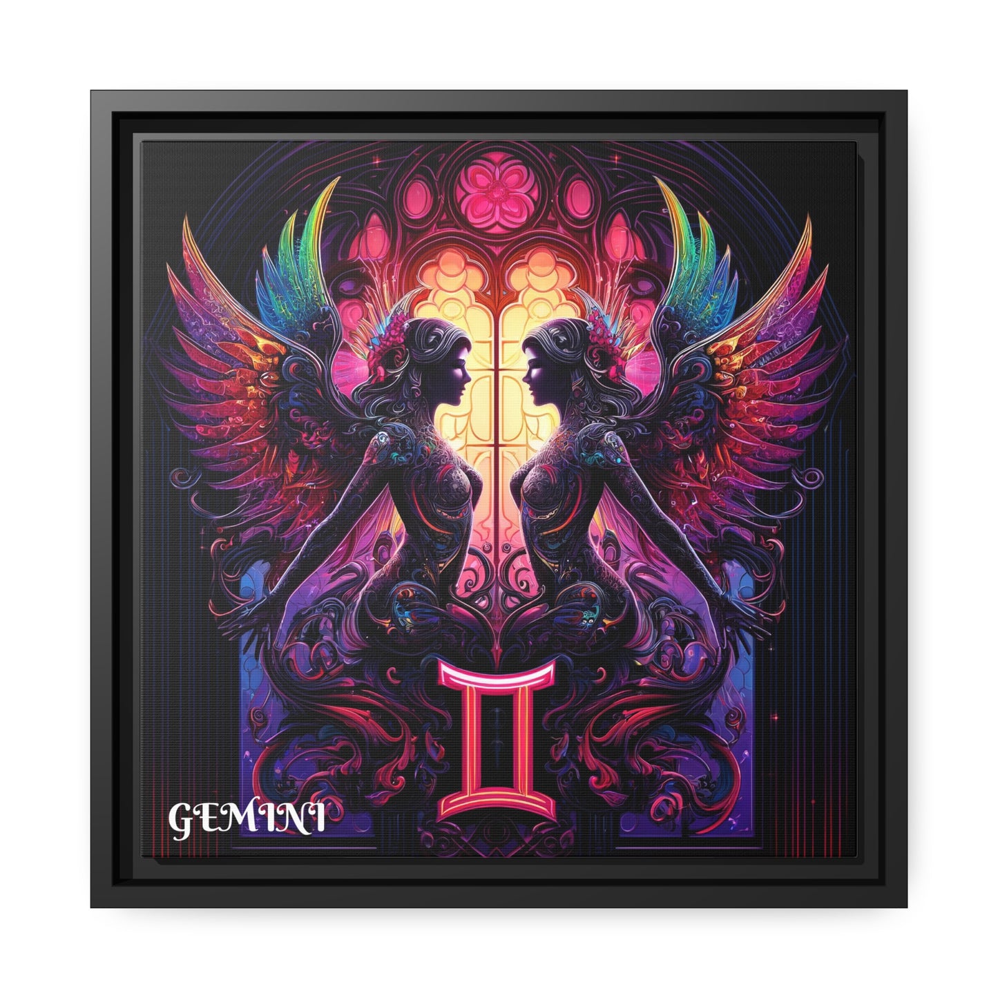 GEMINI Matte Canvas, Black Frame