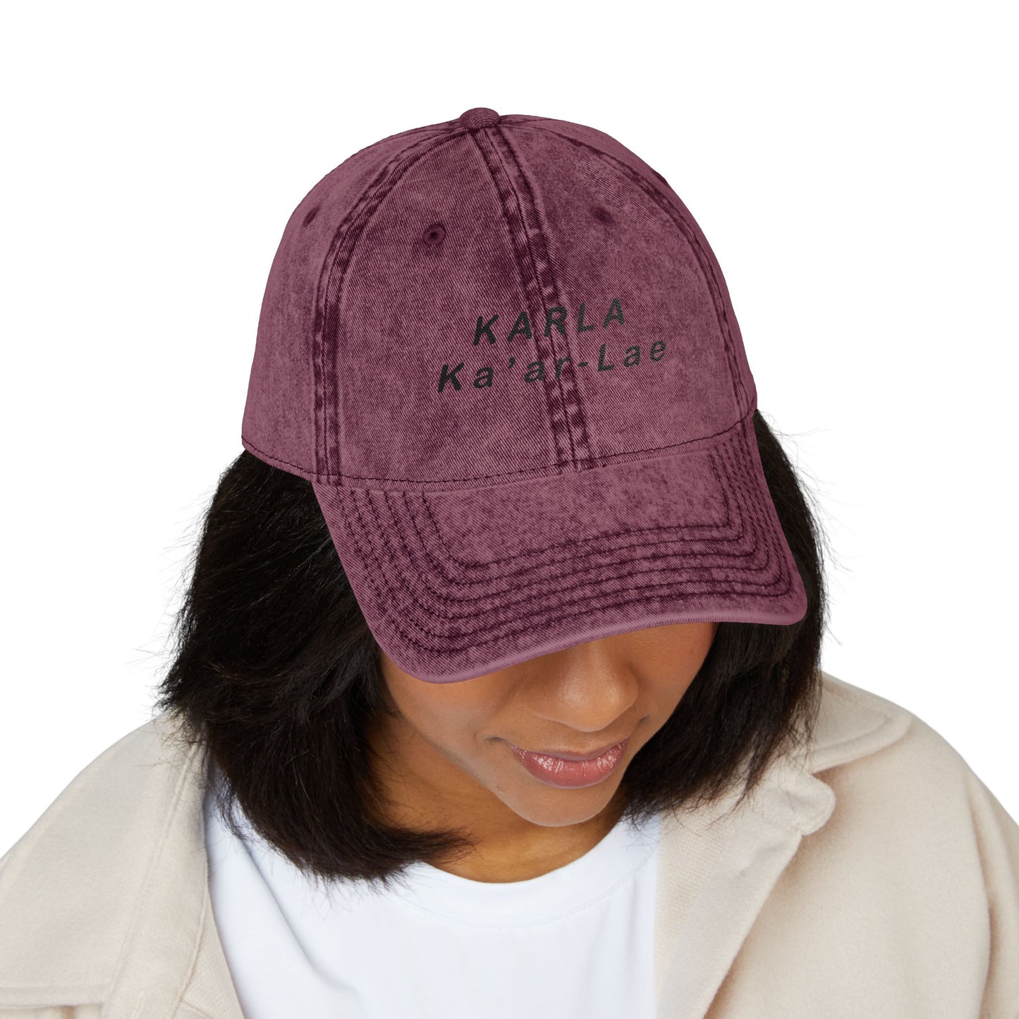 KARLA — Vintage Witch’s Cap “Guardian of Bound Flame | Veil of Harmony”