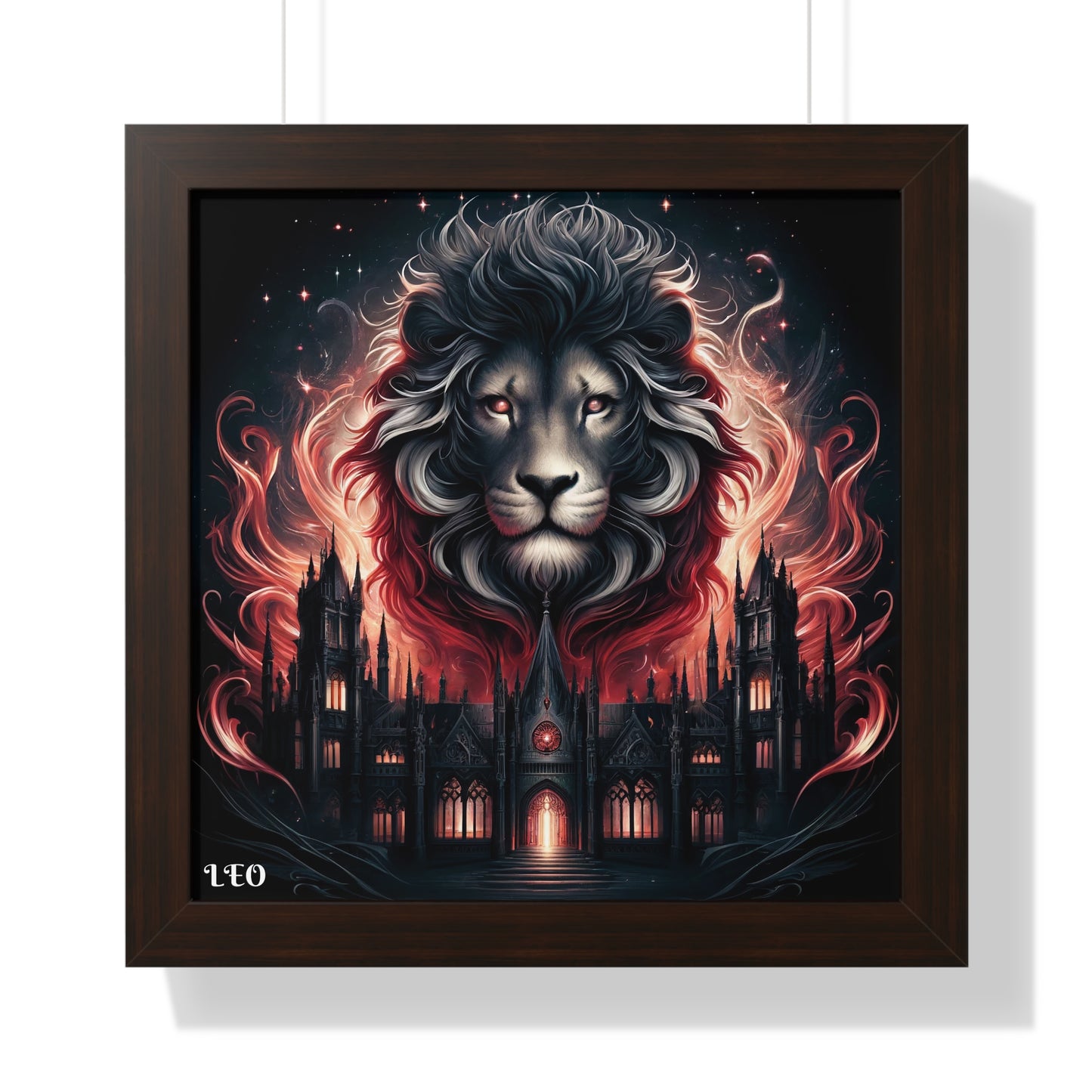 LEO Framed Vertical Poster