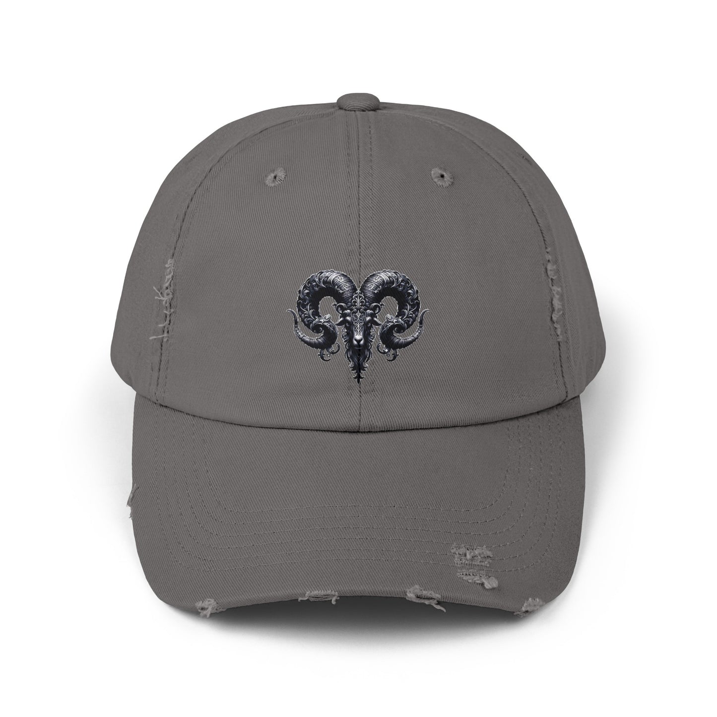ARIES Unisex Distressed Cap