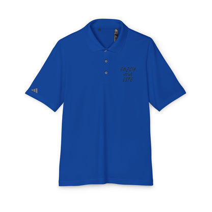 adidas Unisex Performance Polo ENJOY YOUR LIFE