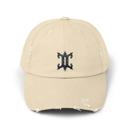 GEMINI Unisex Distressed Cap